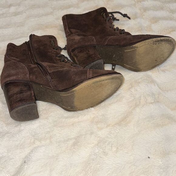 Steve Madden Gretell brown heeled boots | Sz 7.5 - Picture 3 of 9